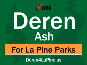 Deren Ash for La Pine Park & Rec